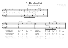 A - Těla a Krve Páně