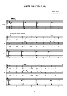 Stabat Mater speciosa