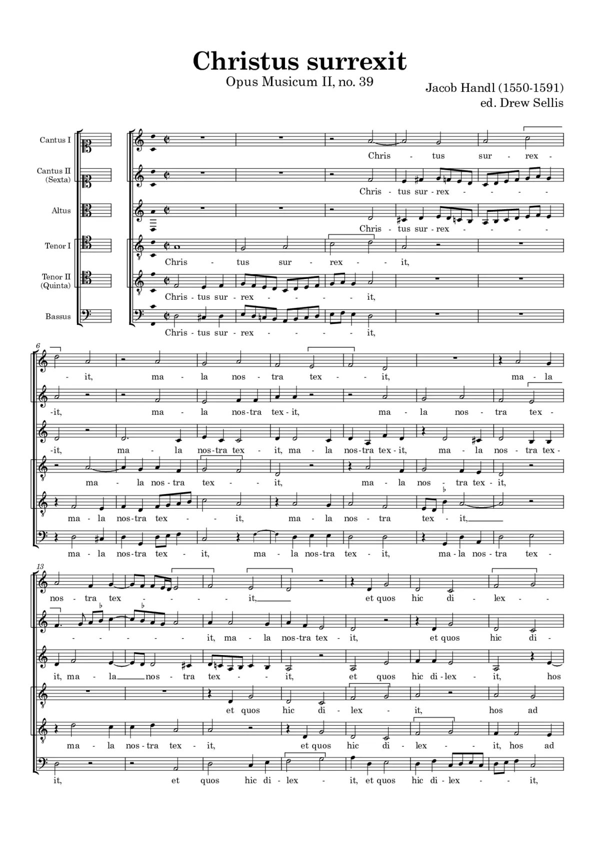 Christus surrexit - Page 1