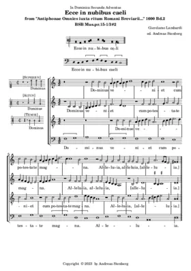 Ecce in nubibus caeli