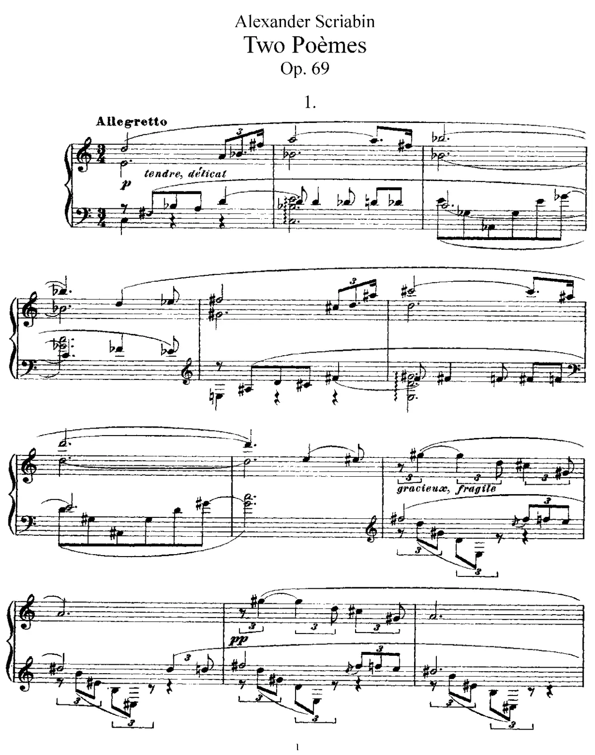 2 Poèmes - Page 1
