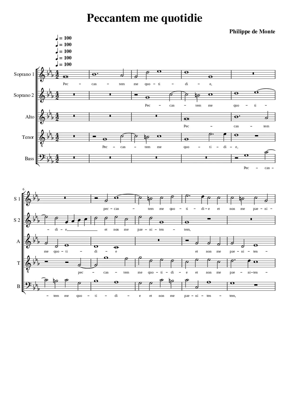 Peccantem me quotidie - Page 1