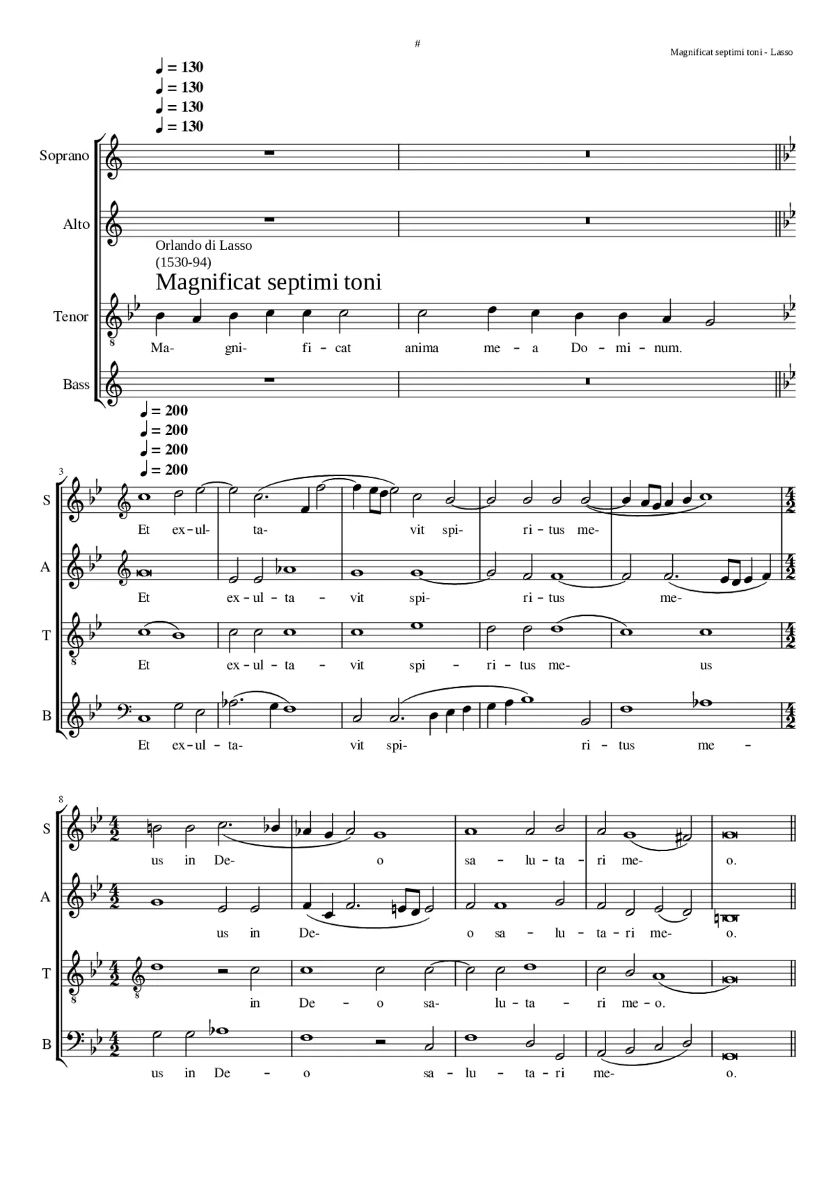 Magnificat septimi toni - Page 1