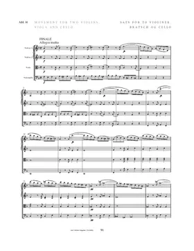 String Quartet movement in F major