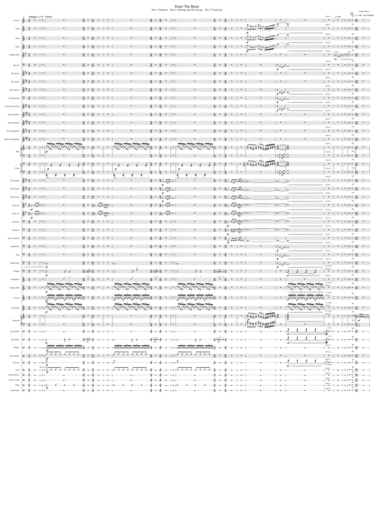 Enter The Beast (Unfinished) - Page 1