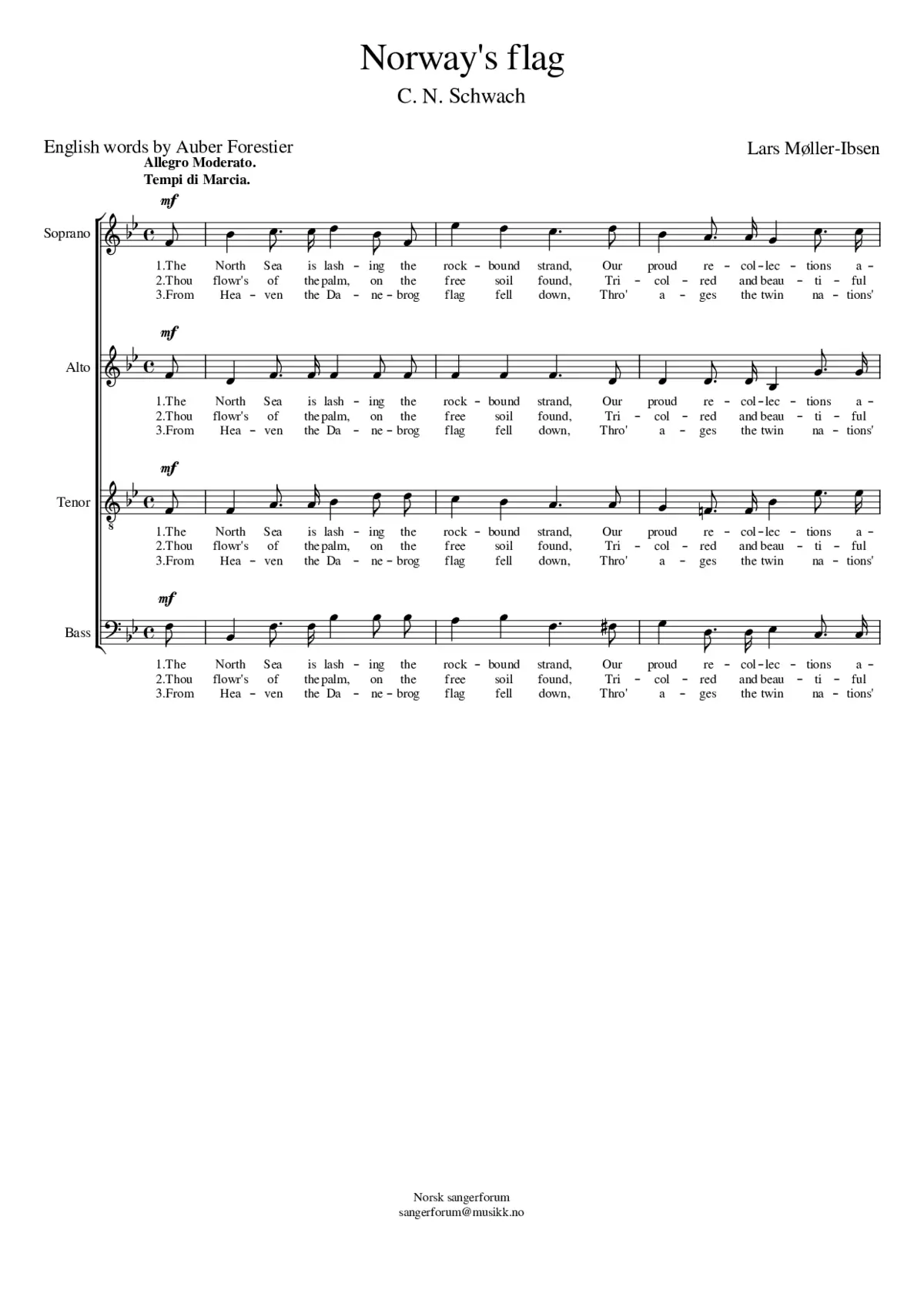 Det norske Flag - Page 1