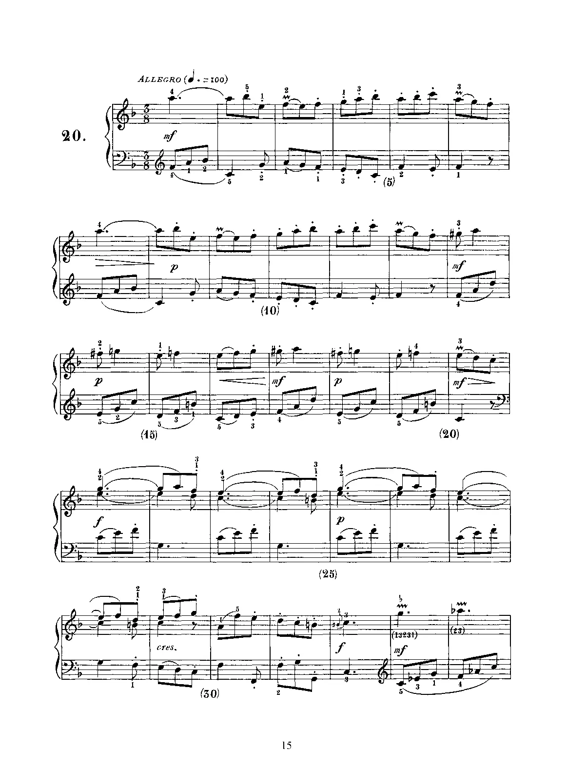 Keyboard Sonata in F major - Page 1