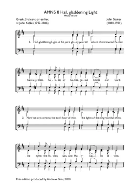 Hail, gladdening Light