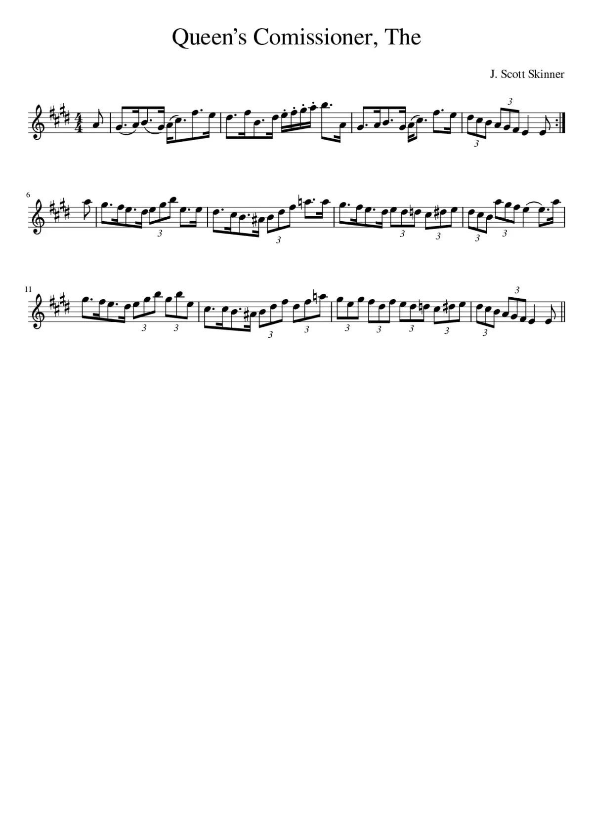 The Queens Comissioner - Page 1