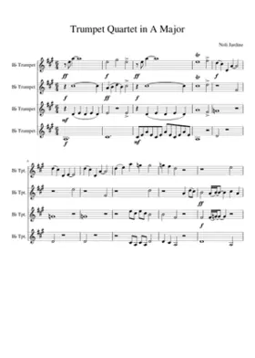 Trumpet Quartet in A Major