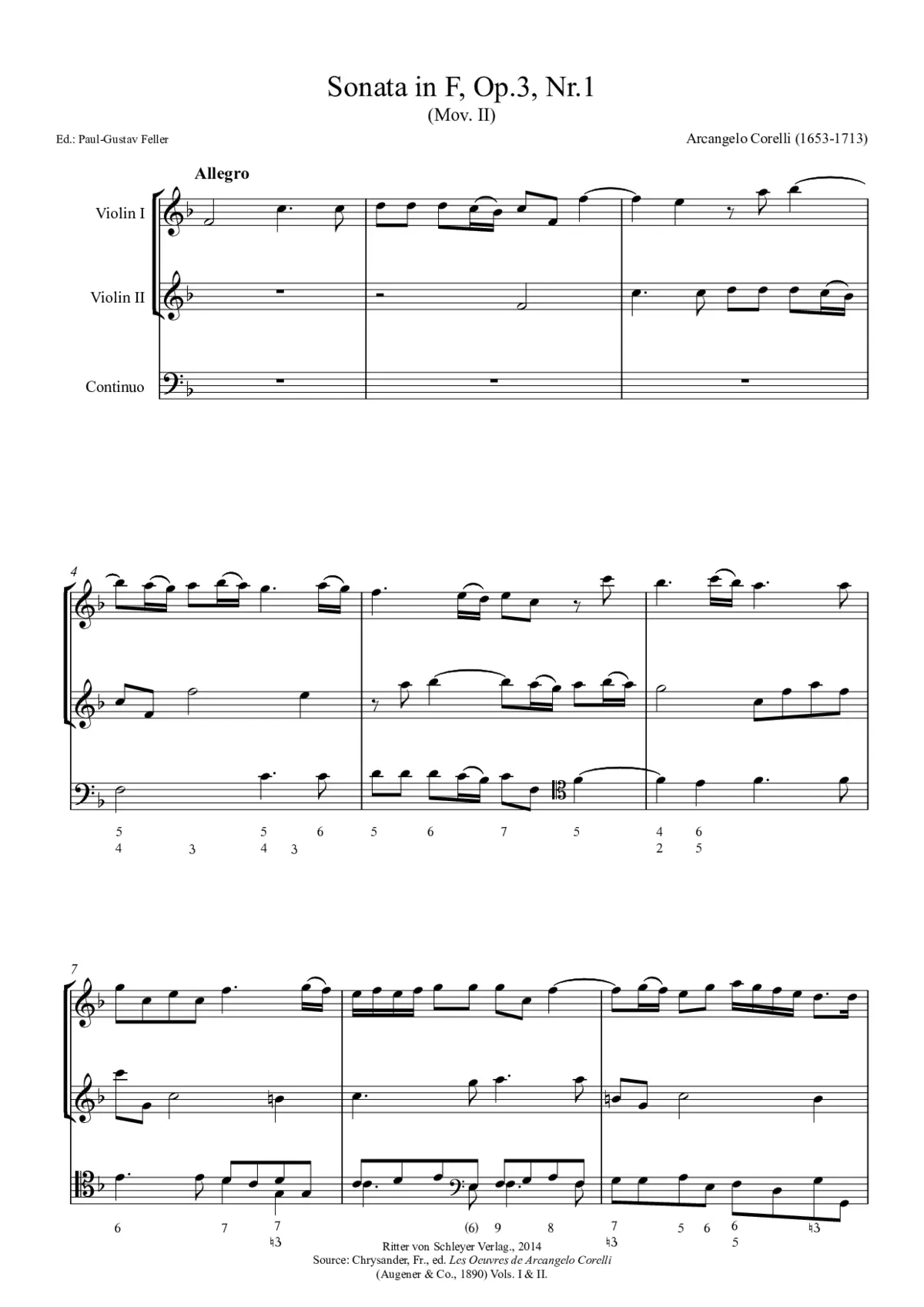 Sonata in F major - Page 1