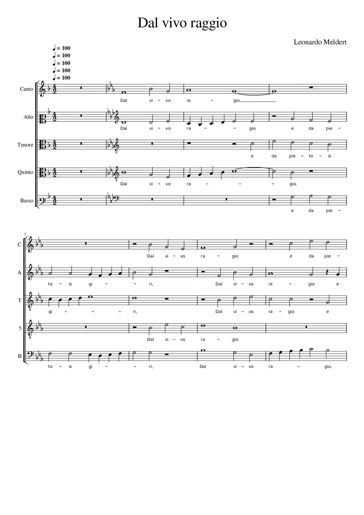 Dal vivo raggio - Page 1