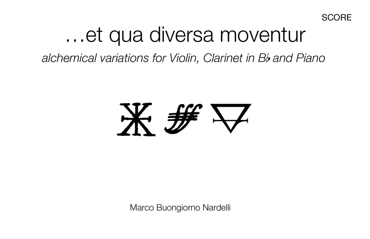 ...et qua diversa moventur - Page 1