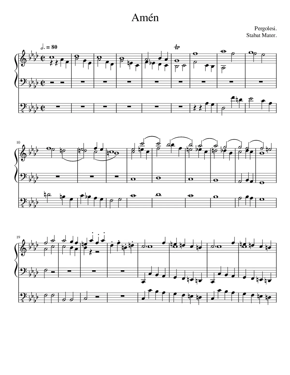 Amen Stabat Mater - Page 1