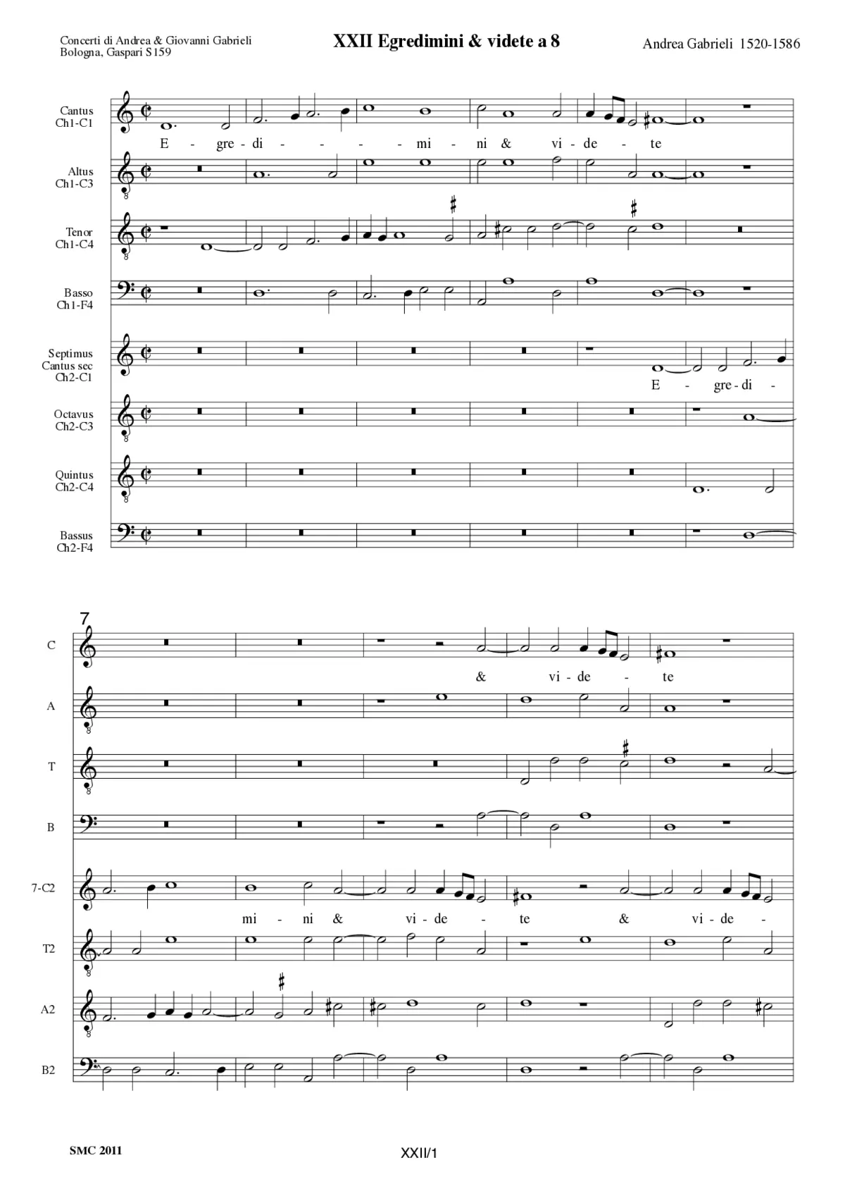Egredimini et videte a 8 - Page 1