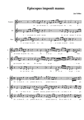 Episcopus imponit manus