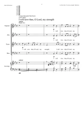 I will love thee O Lord my strength