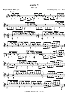 Guitar Sonata in G major
