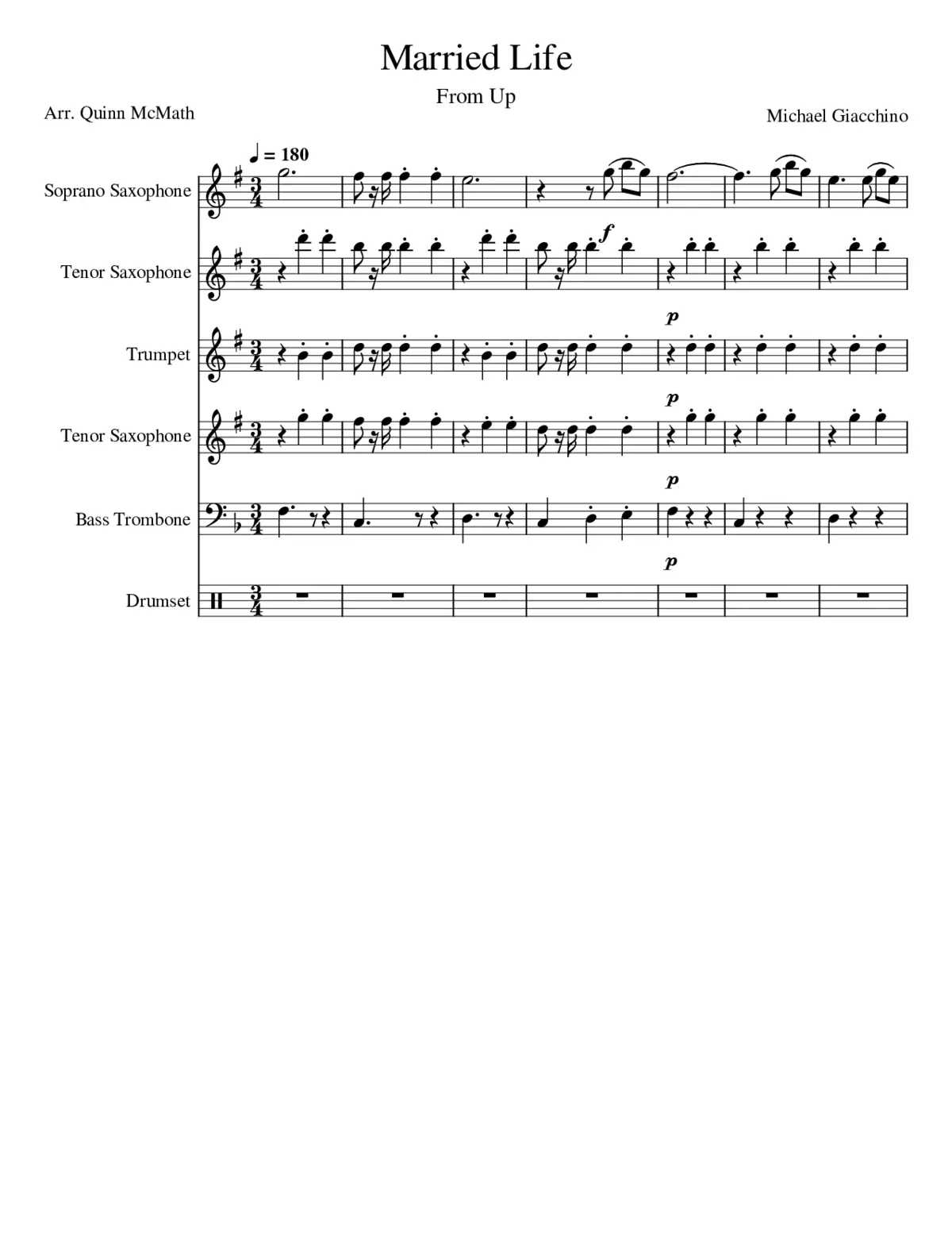 Up Main Theme - Page 1