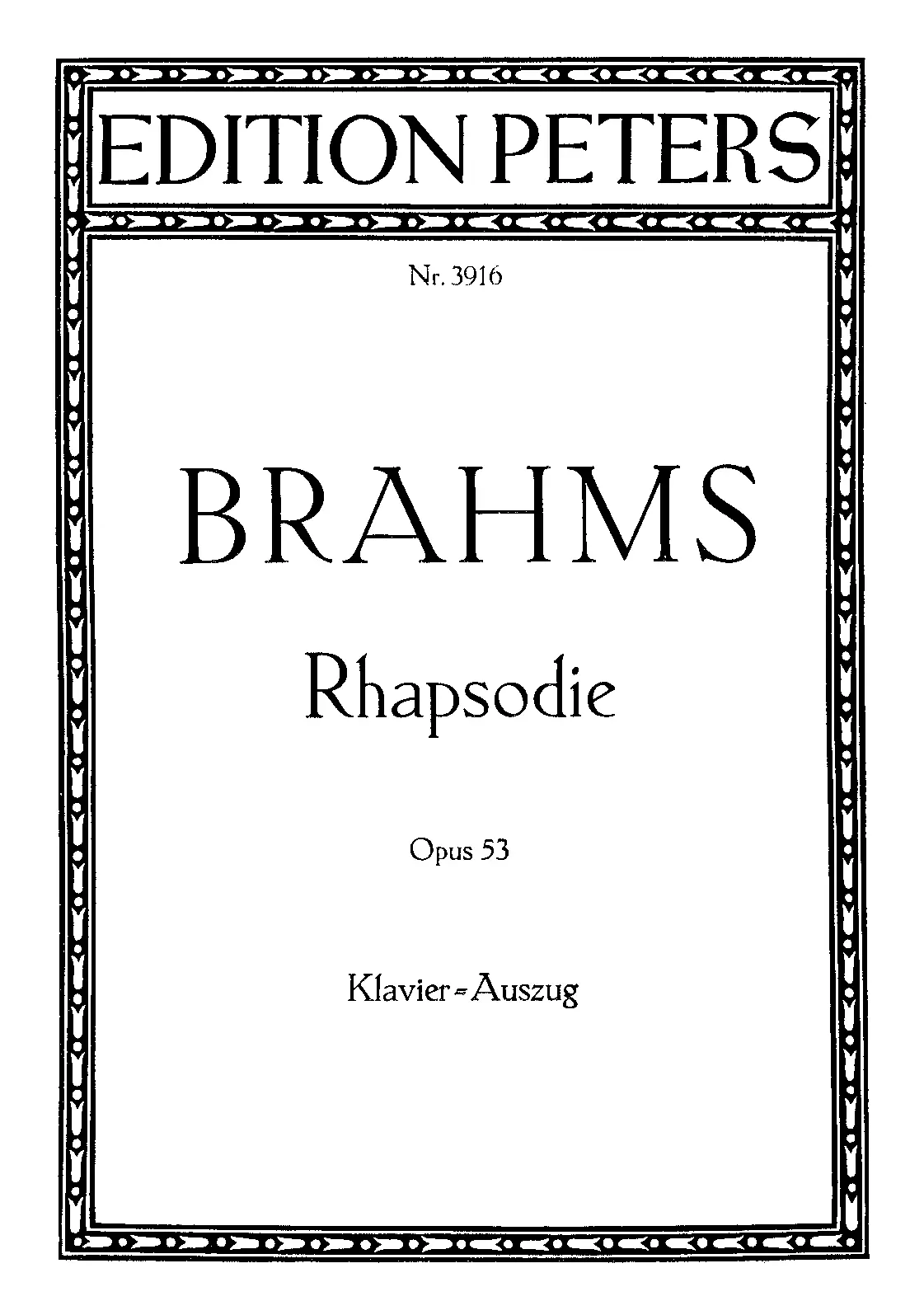 Alto Rhapsody - Page 1