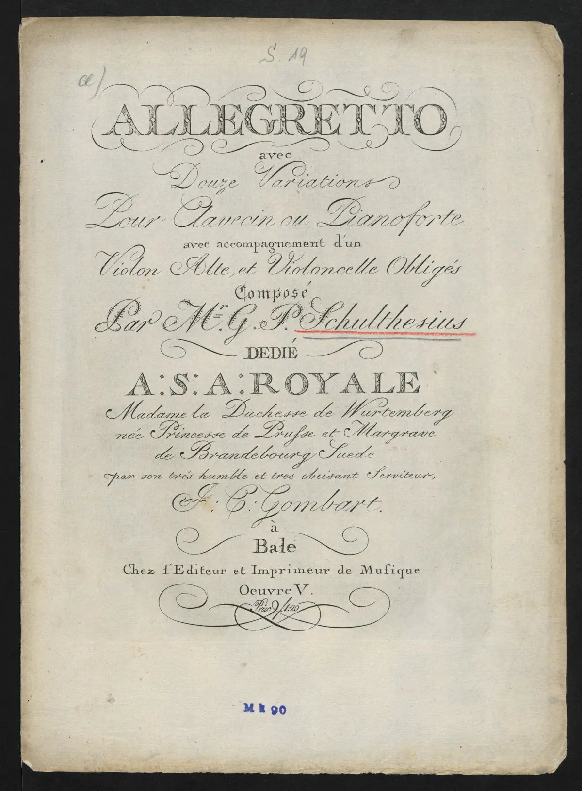 12 Variations on an Allegretto - Page 1