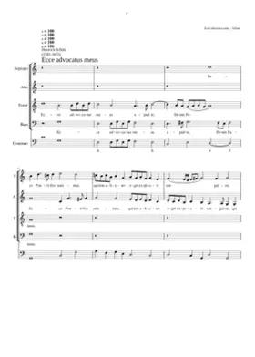 Ecce advocatus meus apud te Deum Patrem SWV 84