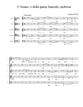 O Sonno, o della queta, humida, ombrosa