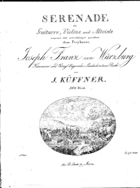 Serenade for Violin, Viola and Guitar