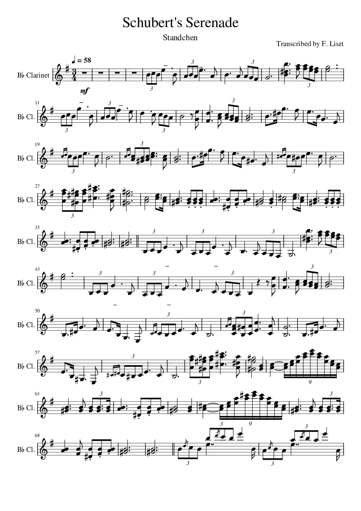 Ständchen D.889 - Page 1