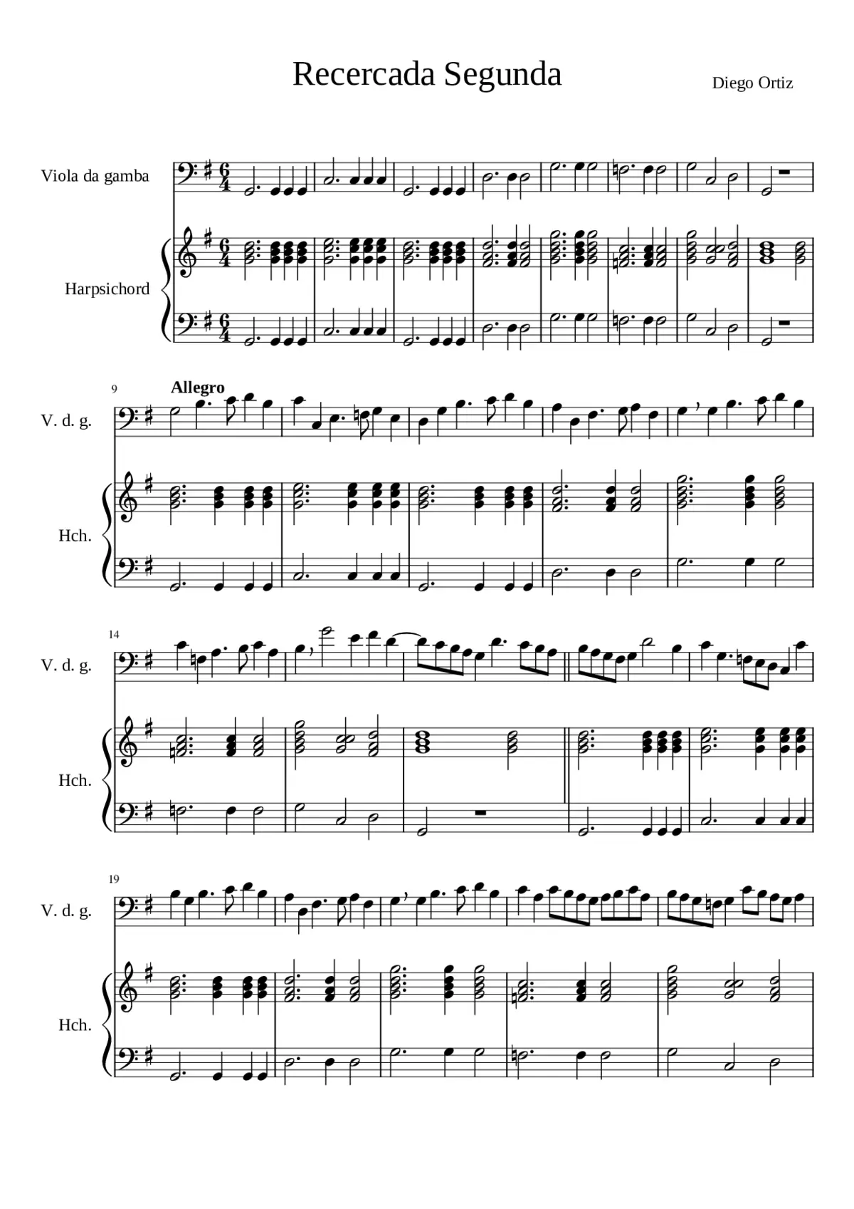 Recercada Segunda - Page 1