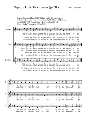 Sijn rijck die Heere nam