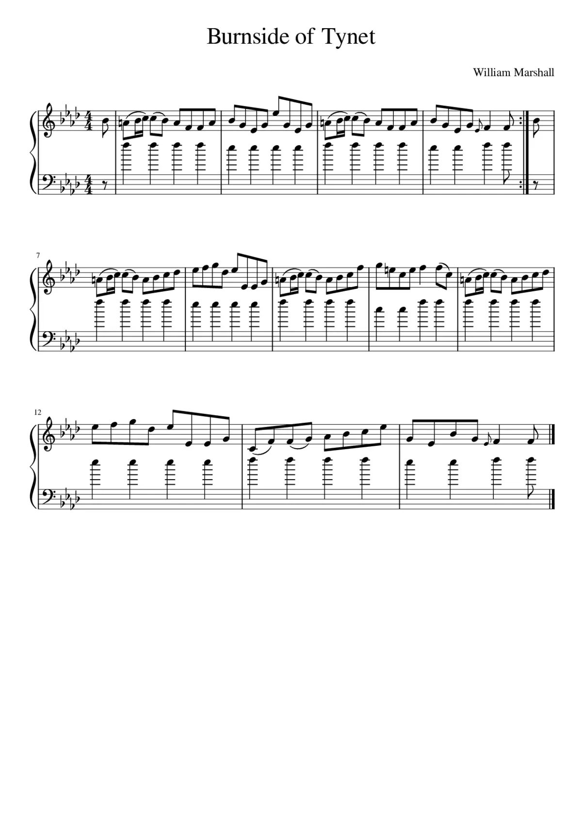 Burnside of Tynet - Page 1