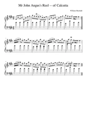 Mr John Angus's Reel -- of Calcutta