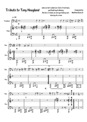 Tribute to Tony Hoagland