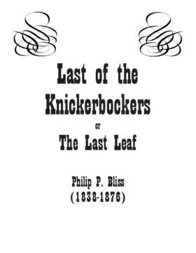 Last of the Knickerbockers