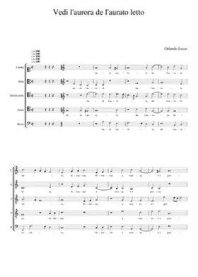 Vedi l'aurora de l'aurato letto