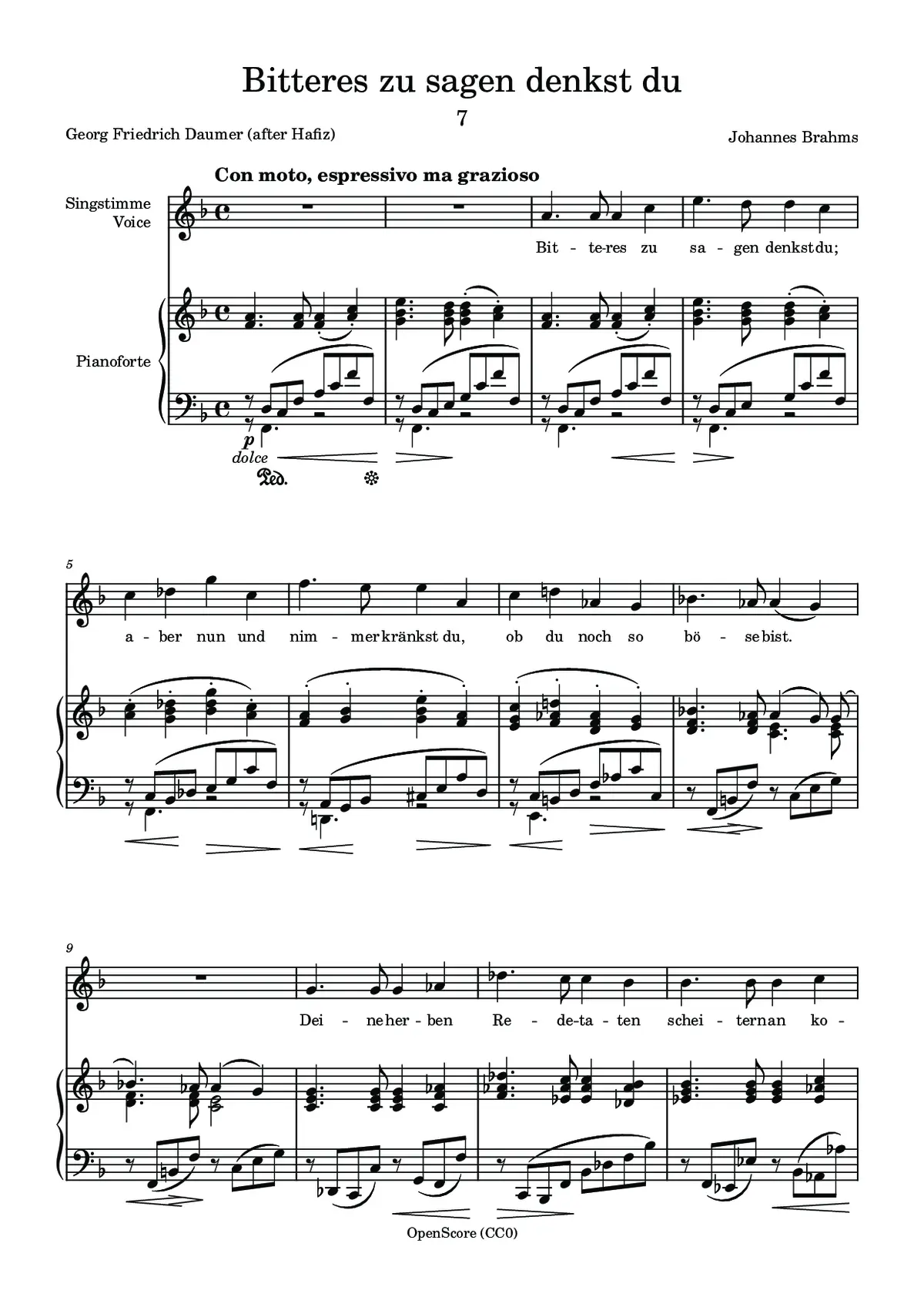 Bitteres zu sagen denkst du - Page 1