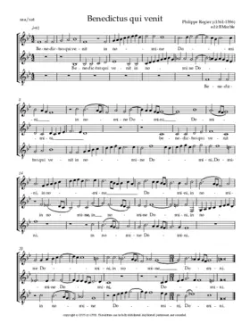 Benedictus qui venit