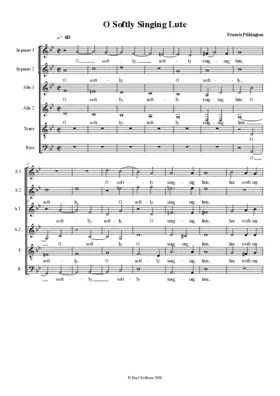 O softly singing lute