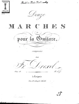 Douze marches pour la guitare