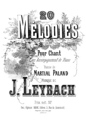 Vingt Mélodies pour Chant et Piano