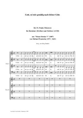 Gott, sei mir genädig nach deiner Güte