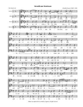 Benedicam Dominum a 4