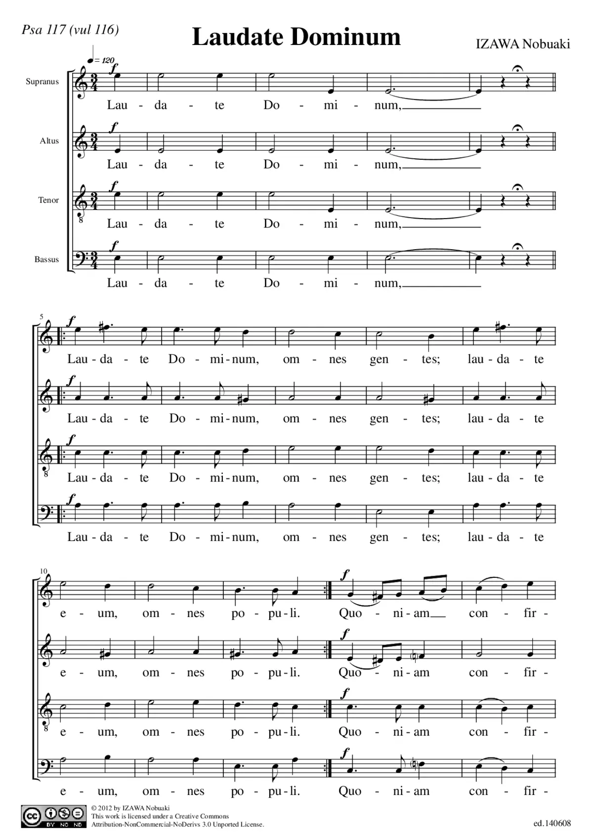 Laudate Dominum - Page 1