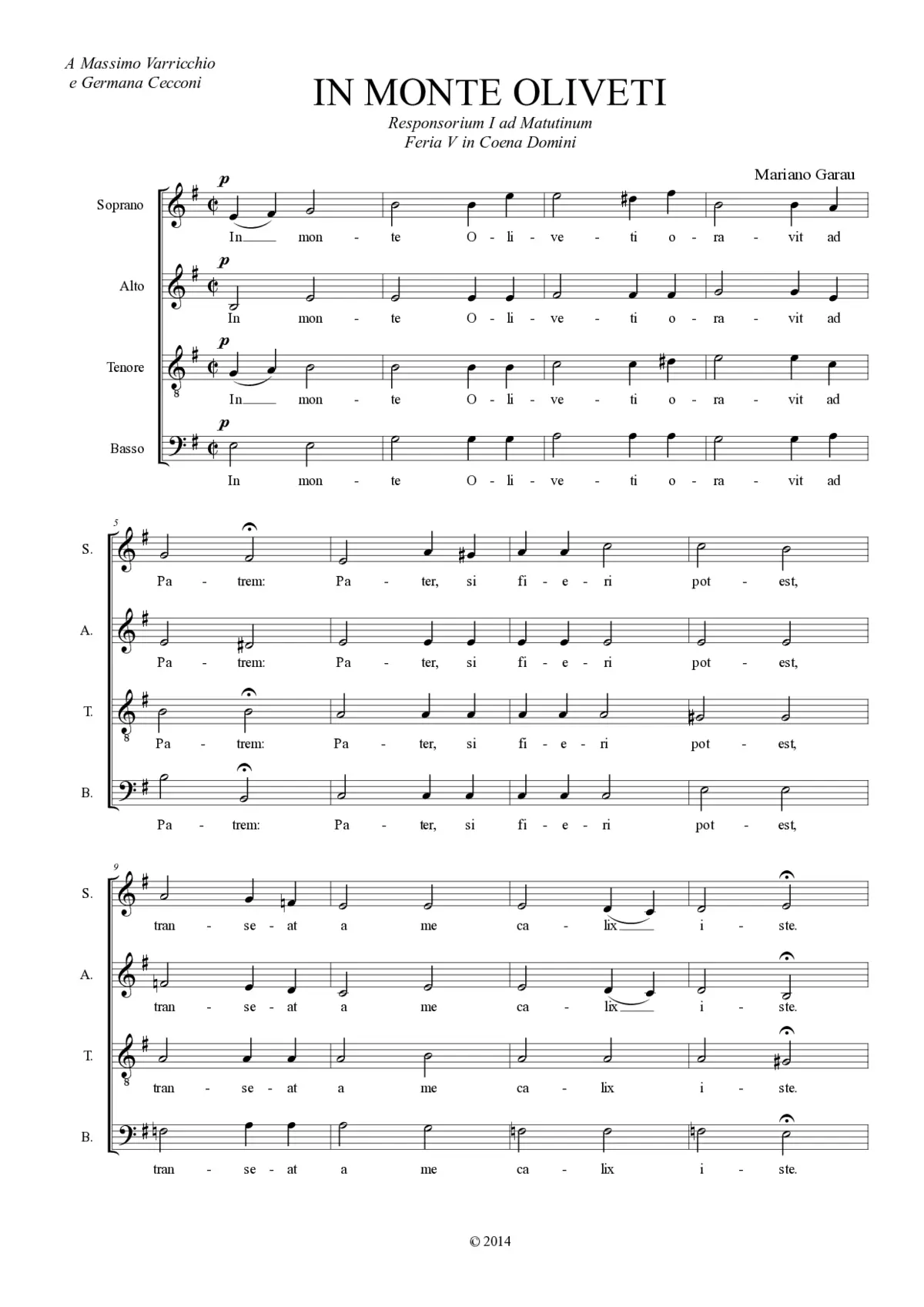 In monte Oliveti II - Page 1