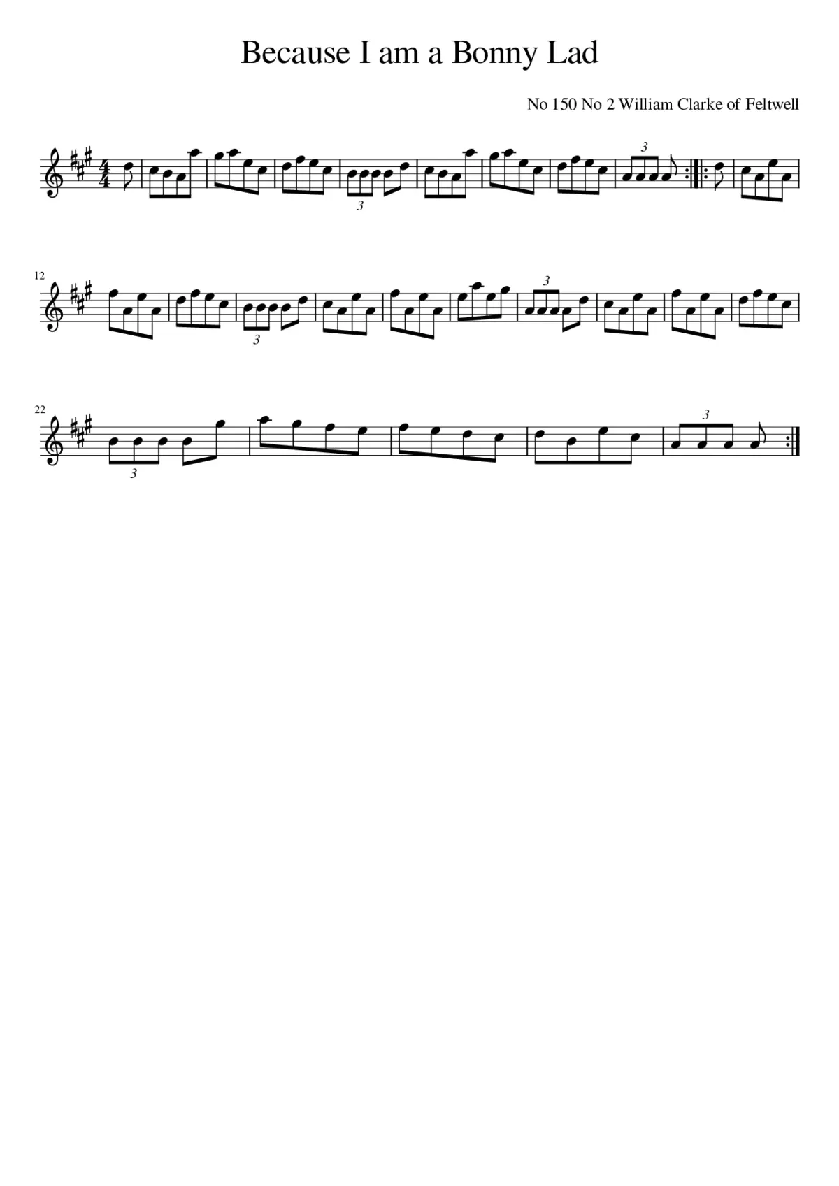 Because I am a Bonny Lad - Page 1