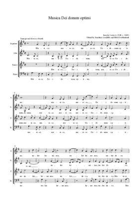 Musica Dei donum optimi