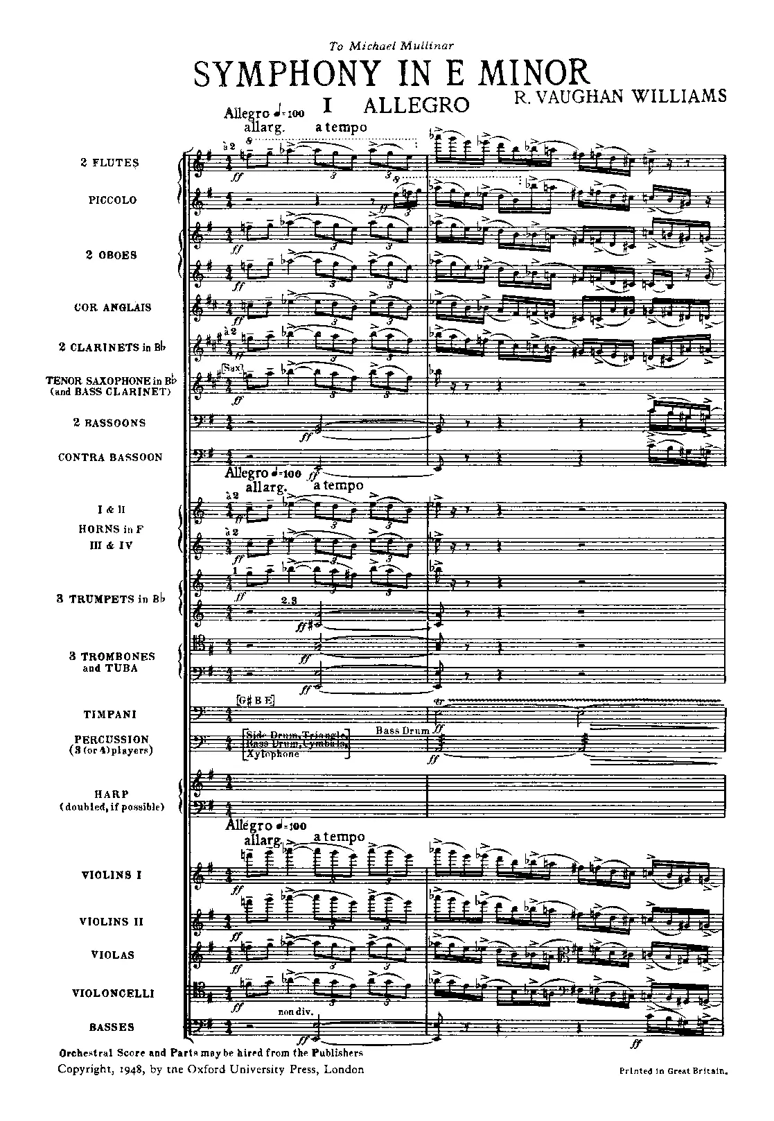 Symphony No.6 in E minor - Page 1