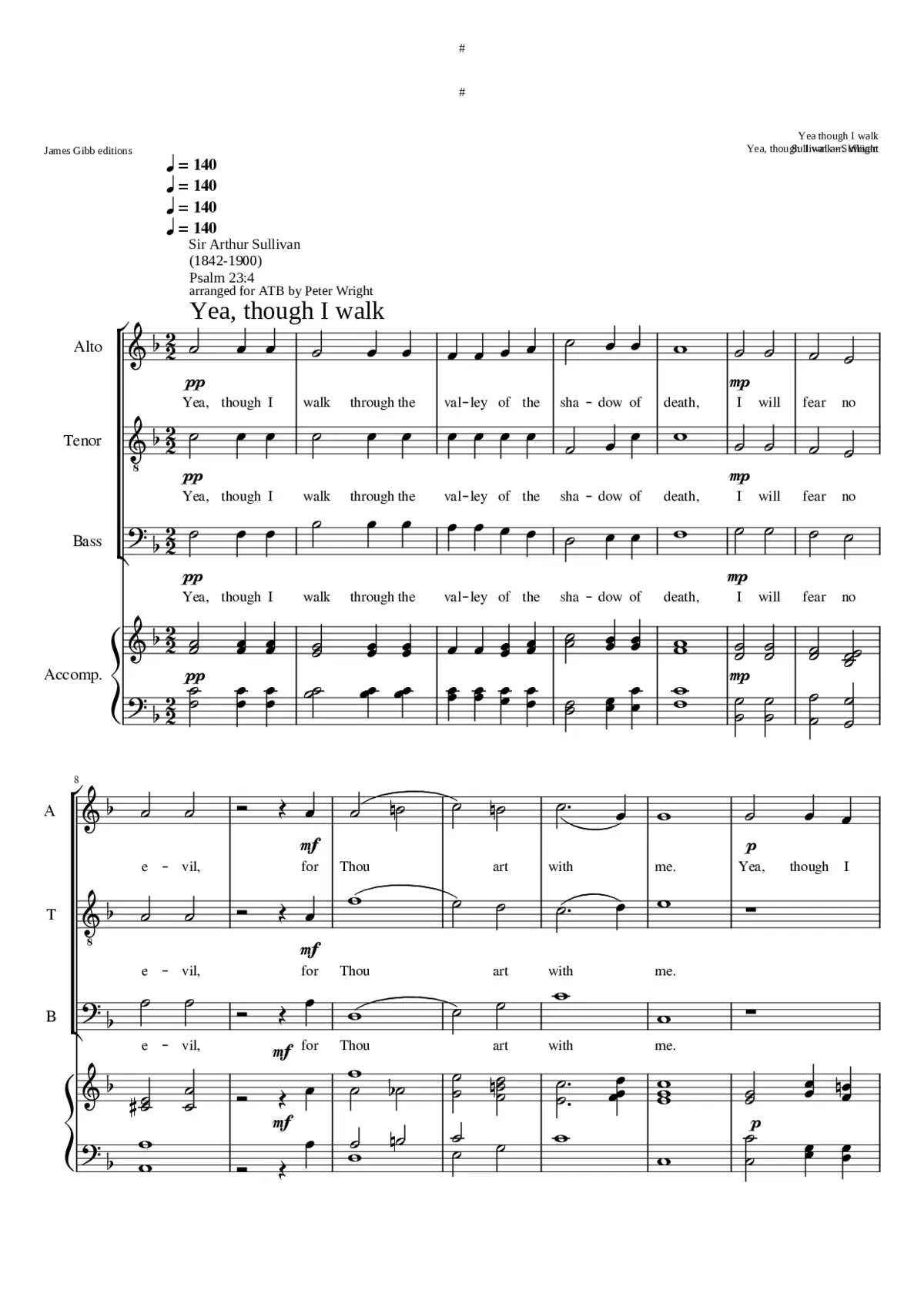 Yea though I walk - Page 1