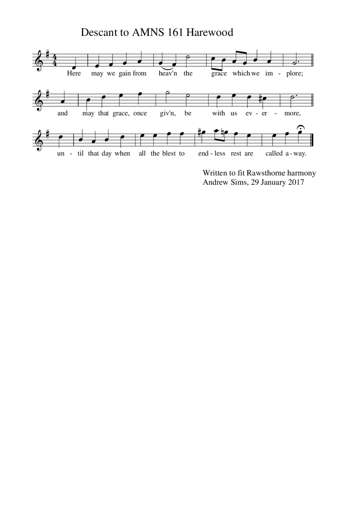 Harewood - Page 1